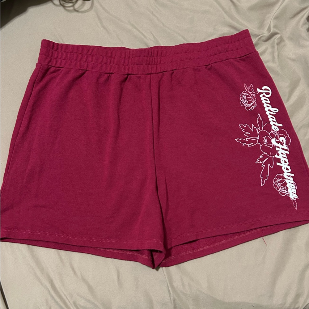 Radiate Happiness Fushia Lounge Shorts